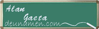 Alan Gaeta Visitenkarte